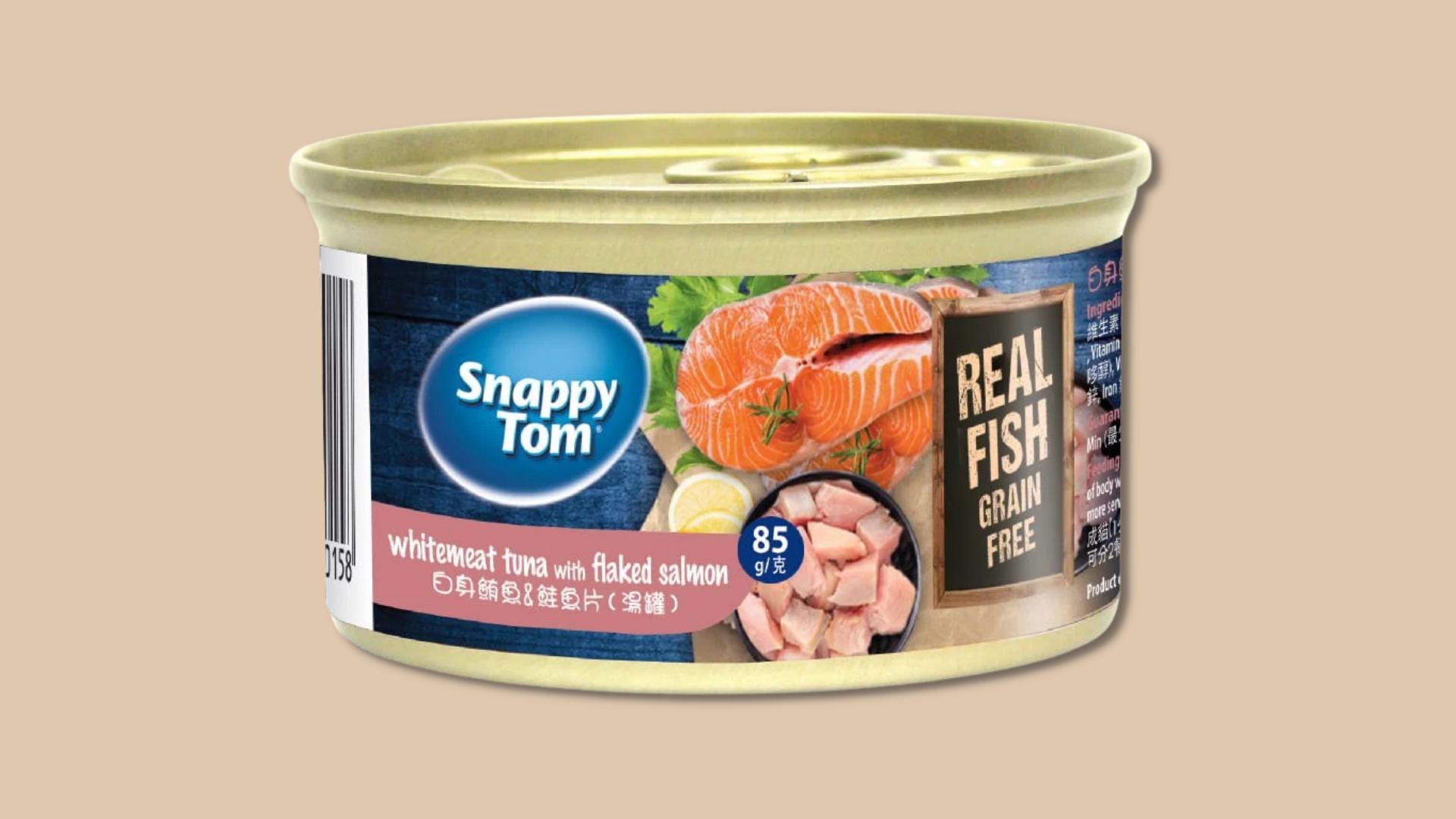 Snappy Tom - Pate Thịt Cá Thật Cho Mèo 85g