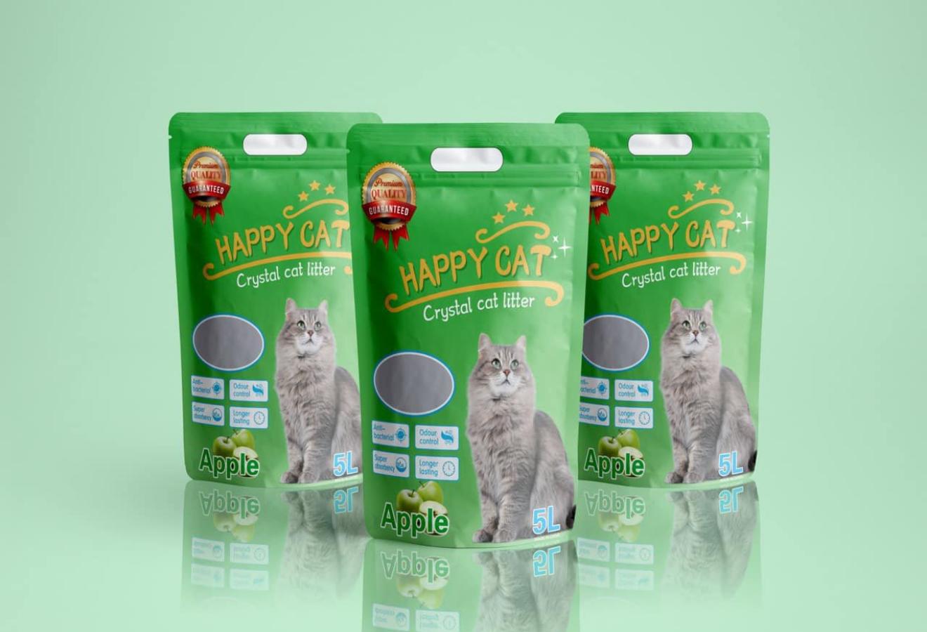 HappyCat - Cát Thủy Tinh Cho Mèo 5L