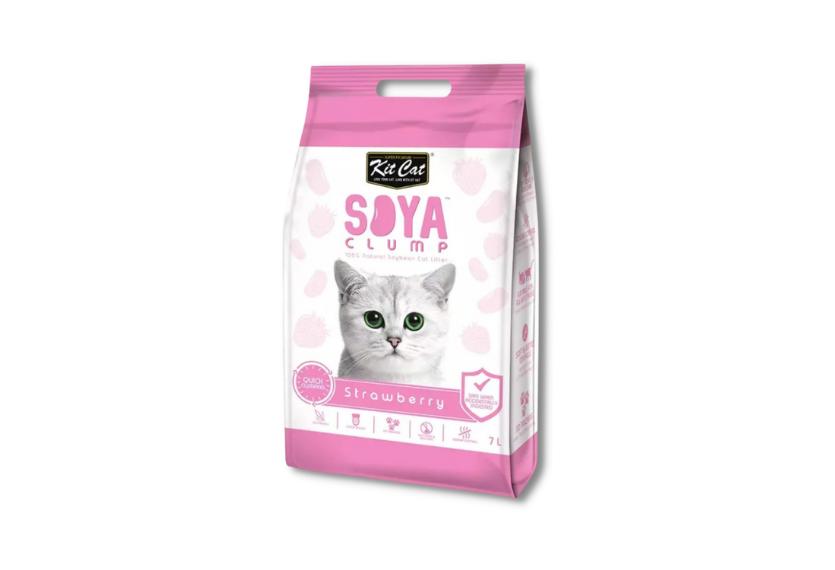 Kitcat - Cát Đậu Nành Mèo 7L (Dâu)