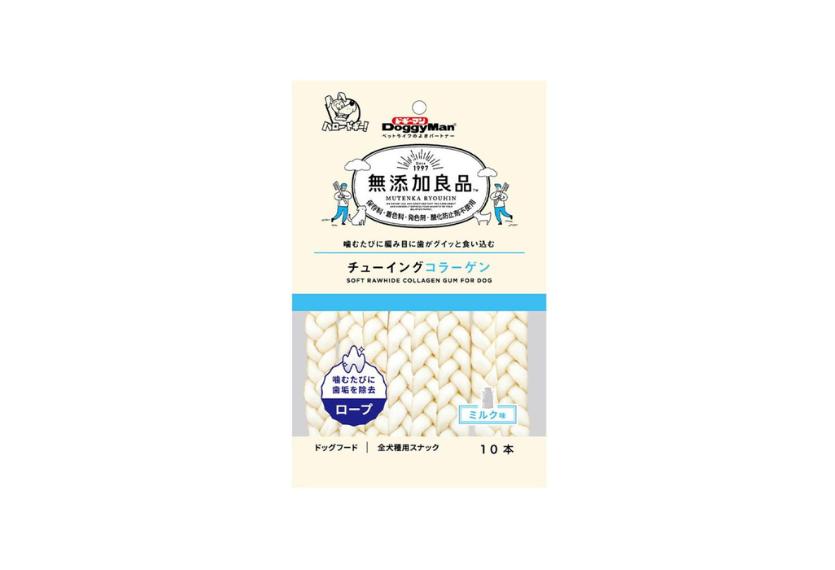 Doggyman - Que Gặm Da Bò Collagen Vị Sữa (10 Cây)