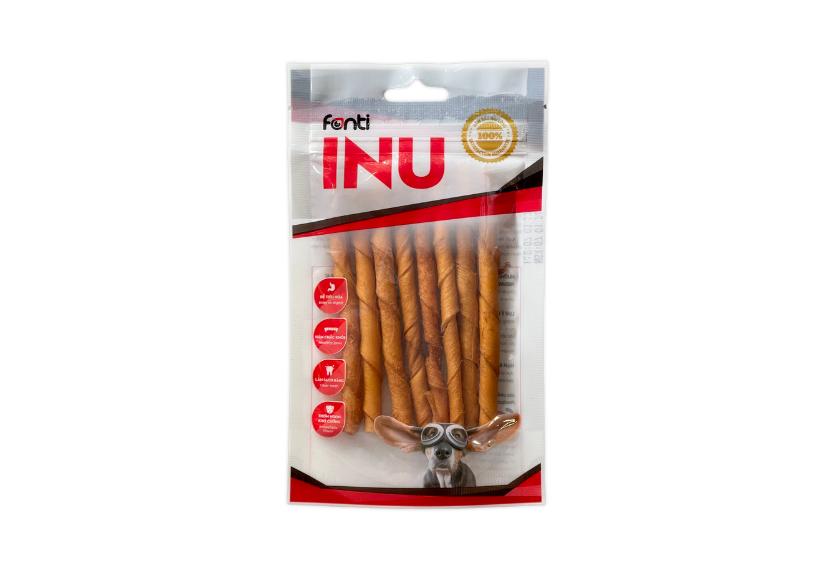 Fonti Inu - Que Gặm Da Bò Vị Xông Khói (8 Cây)