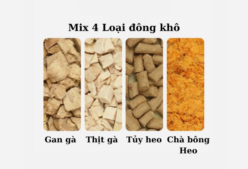 Captain - Hạt Chó Mọi Lứa Tuổi 2.5kg (Topping 4 Loại Thịt Sấy)