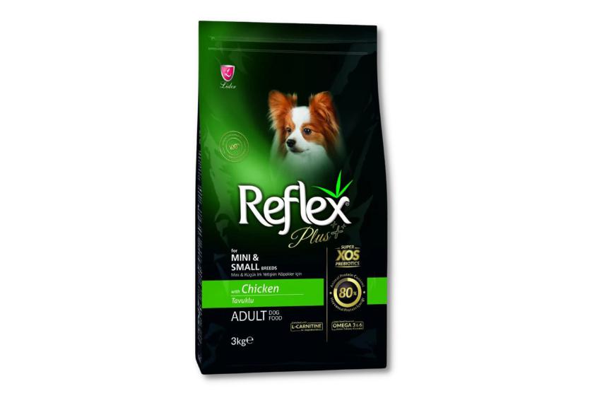 Reflex Plus Mini & Small Adult - Hạt Cho Chó Trưởng Thành Giống Nhỏ (Gà) 3kg