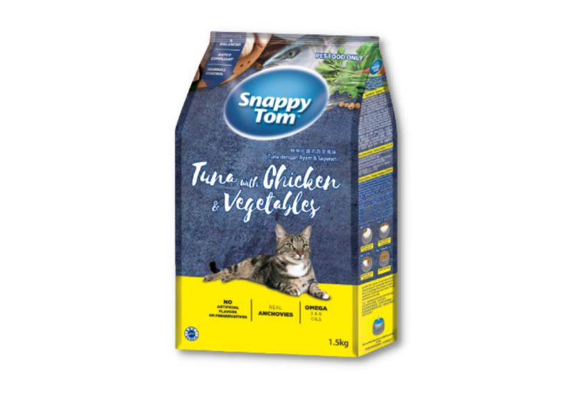 Snappy Tom - Hạt Mèo (Cá Ngừ, Gà & Rau)