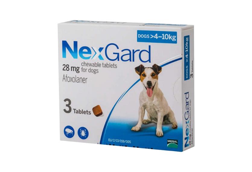 Nexgard - Viên Nhai Trị Ve Rận (Chó 4 - 10kg)