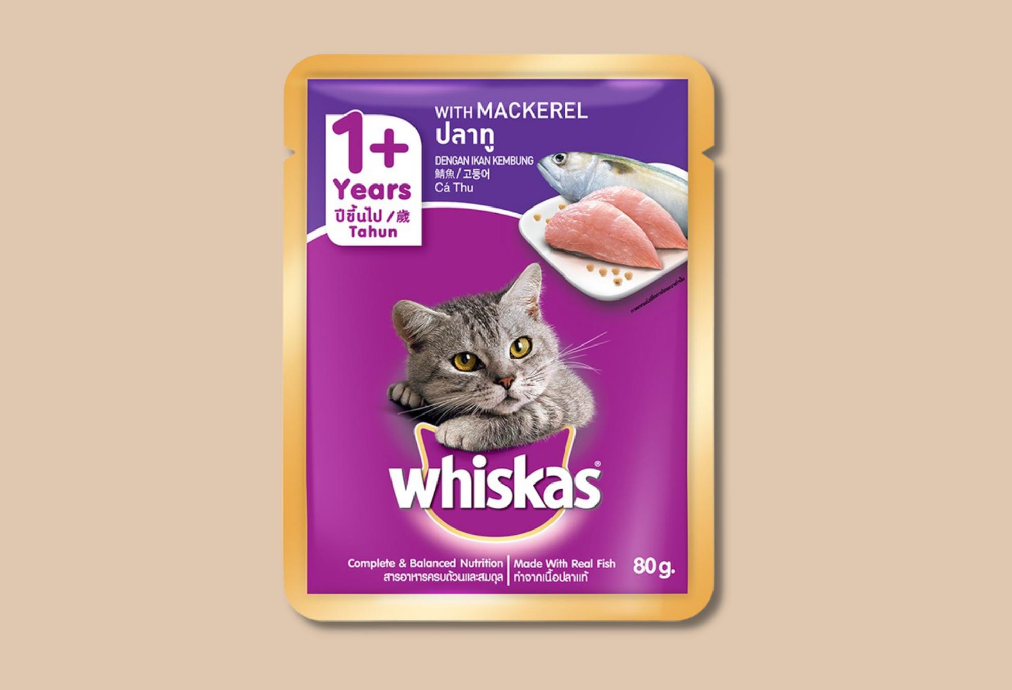 Whiskas - Thức Ăn Ướt Cho Mèo Trưởng Thành 80g