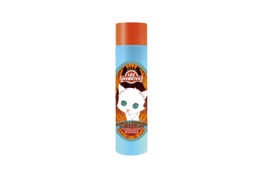 Lee & Webster - Sữa Tắm & Xả 280ml (Mèo Lông Trắng)