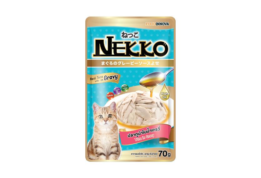 Nekko (Gravy) - Thịt Gói Cho Mèo 70g (Cá Ngừ)