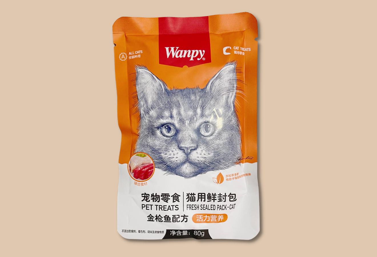 Wanpy - Thức Ăn Ướt Cho Mèo 80g