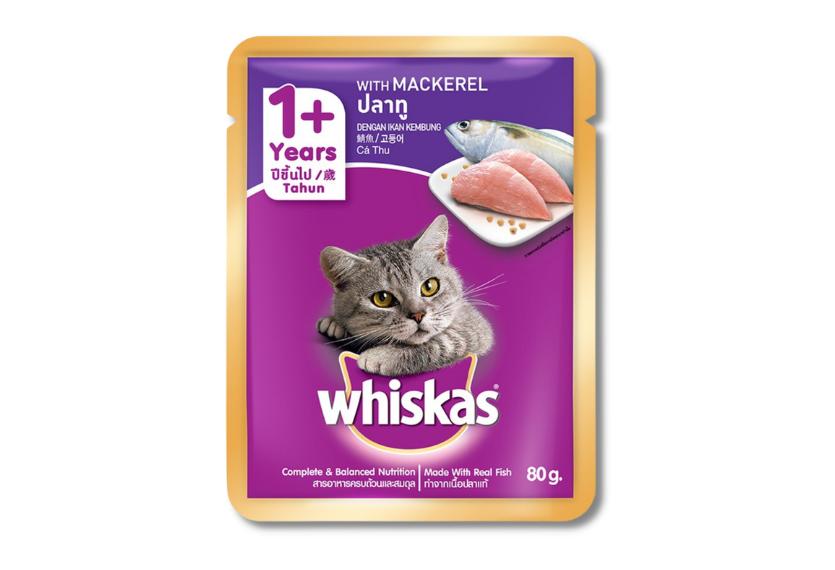 Whiskas - Pate Gói Cho Mèo Lớn 80g (Cá Thu)