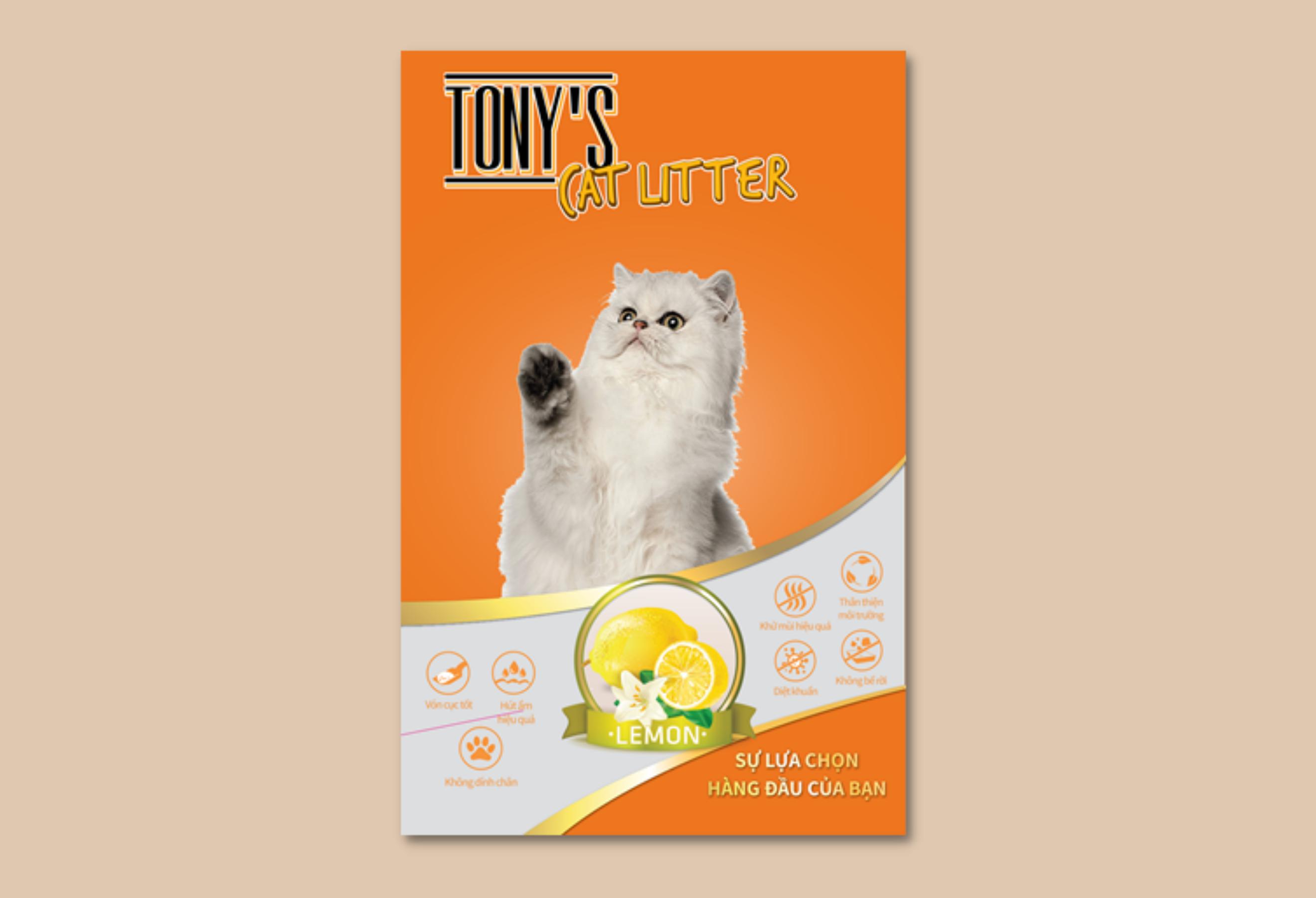 Tony's - Cát Đất Sét Cho Mèo 5L
