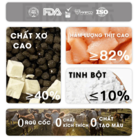 Tebcity E5 - Hạt Mèo (Hỗn Hợp Cá, Gà & Topping Gà Tây)