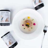 King's Pet - Pate Chó & Mèo 380g (Súp Cá Sốt Bò)