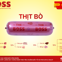 The Boss - Thịt Tươi Xay Rau Củ Chó 800g (Thịt Bò)