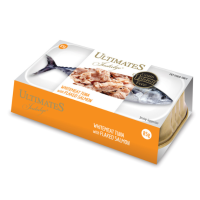 UltimateS - Thịt Hộp Cho Mèo 85g (Cá Ngừ & Cá Hồi Xé)