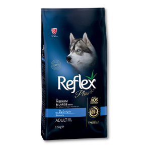 Reflex Plus Medium & Large Adult - Hạt Cho Chó Trưởng Thành Giống Vừa & Lớn (Cá Hồi) 3kg
