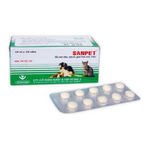 Sanpet - Thuốc Sổ Giun Chó & Mèo