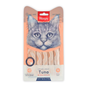 Wanpy - Súp Thưởng Cho Mèo 70g (Cá Ngừ & Cá Hồi)