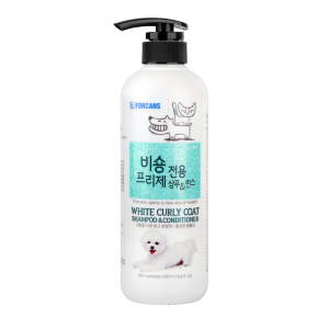 Forcans - Sữa Tắm Chó Lông Xoăn 550ml (Lông Trắng)
