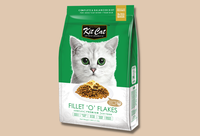 Kitcat - Hạt Trộn Cá & Thịt Khô Cho Mọi Giống Mèo