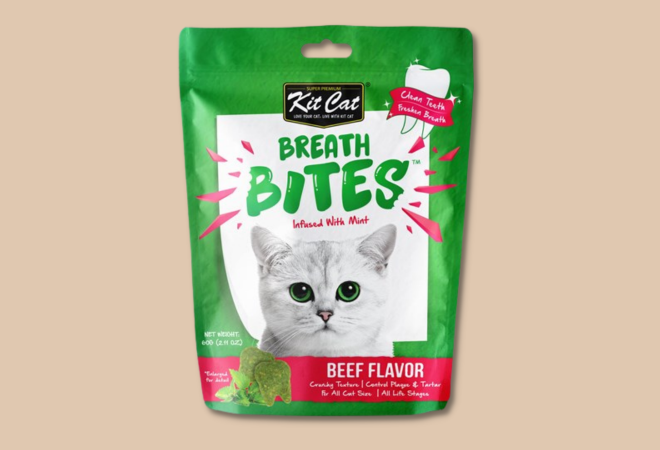 Kitcat Breath Bites - Snack Cho Mèo