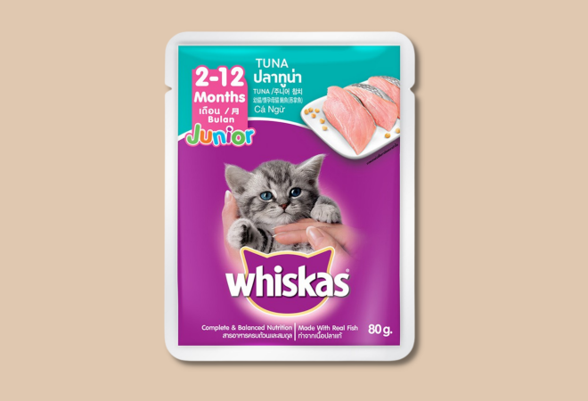 Whiskas - Thức Ăn Ướt Cho Mèo Con 80g