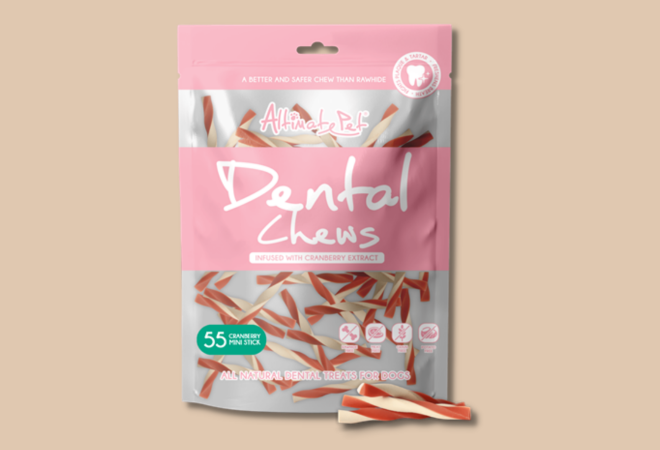 Dental Chews - Gặm Sạch Răng & Thơm Miệng Vị Nam Việt Quất